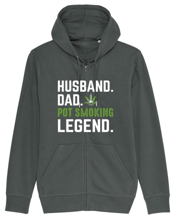 HUSBAND DAD POT SMOKING LEGEND Anthracite