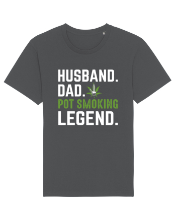 HUSBAND DAD POT SMOKING LEGEND Anthracite