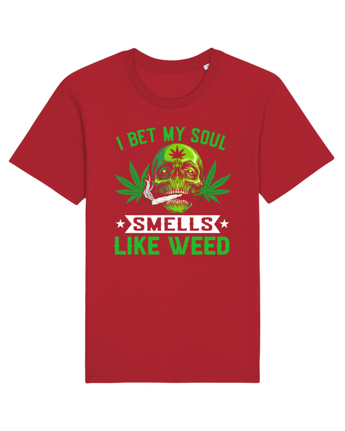 Tricou mânecă scurtă Unisex Rocker Red