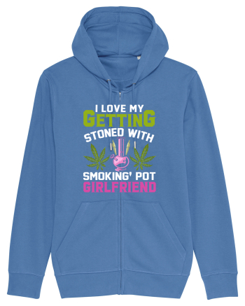 I love my getting stoned with smoking pot girlfriend Bright Blue