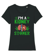 I'm a kidney stoner Tricou mânecă scurtă guler larg fitted Damă Expresser
