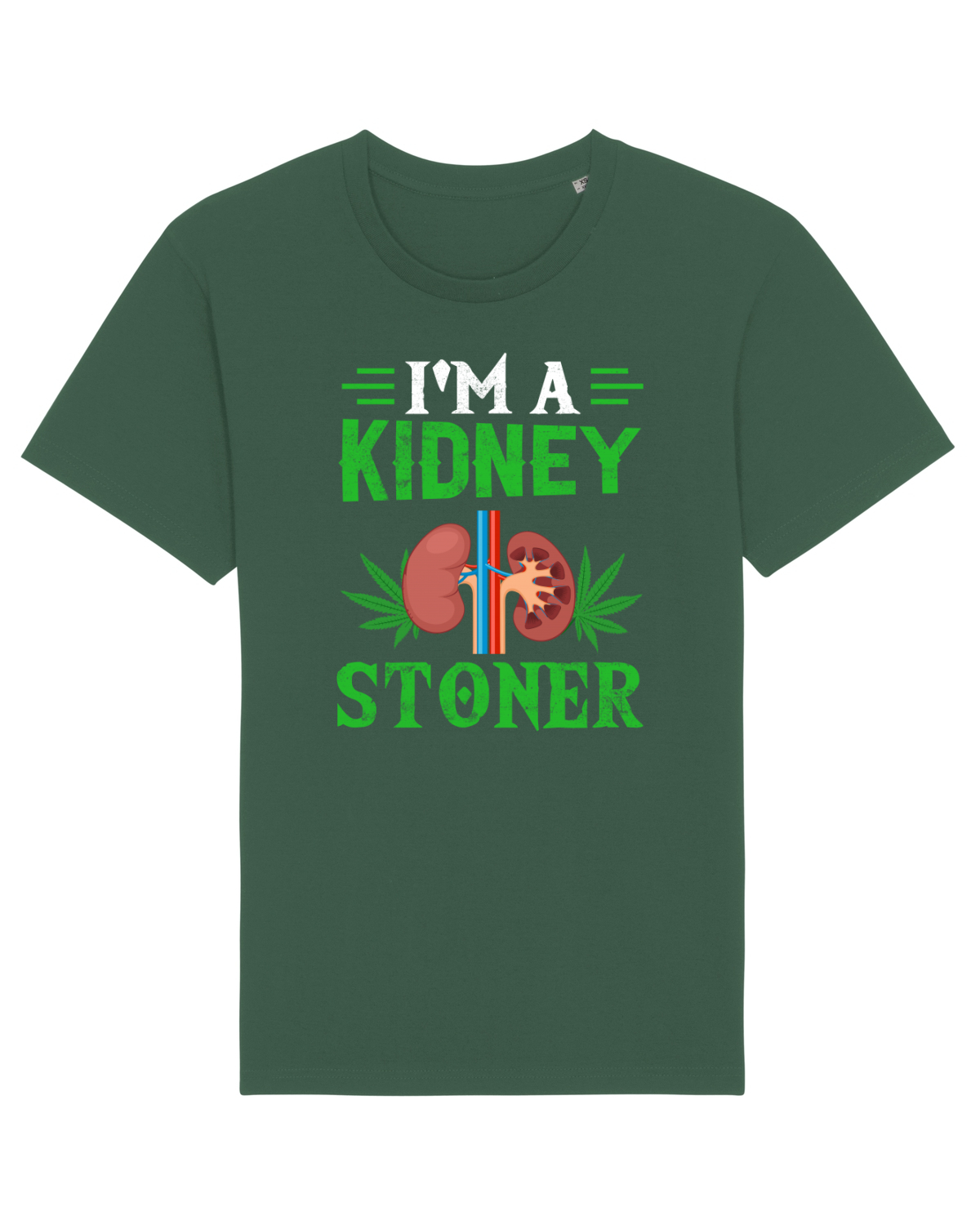 Tricou mânecă scurtă Unisex Rocker Bottle Green