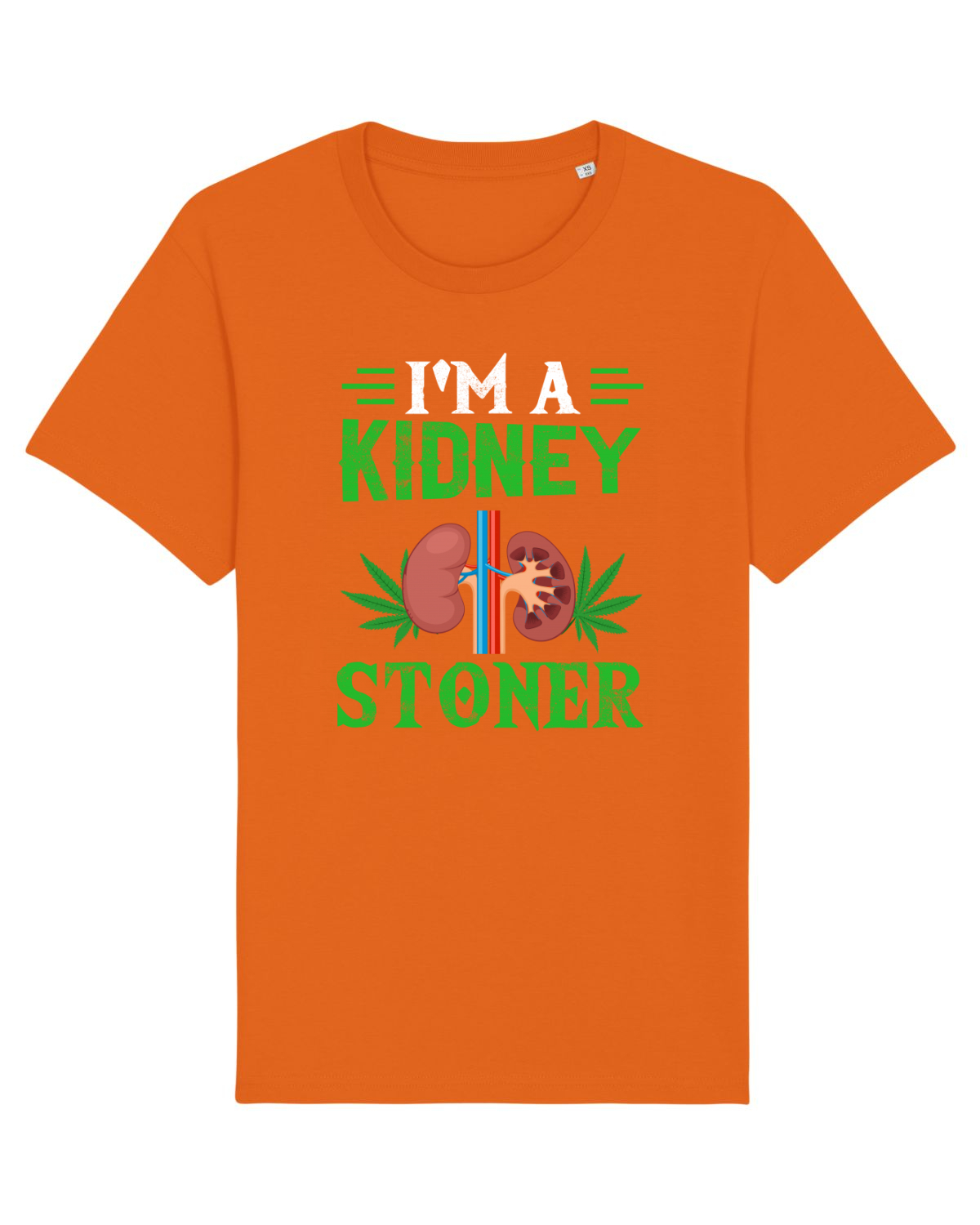 Tricou mânecă scurtă Unisex Rocker Bright Orange