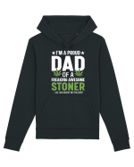 I'M A PROUD DAD OF A FREAKING AWESOME STONER Hanorac Unisex Drummer