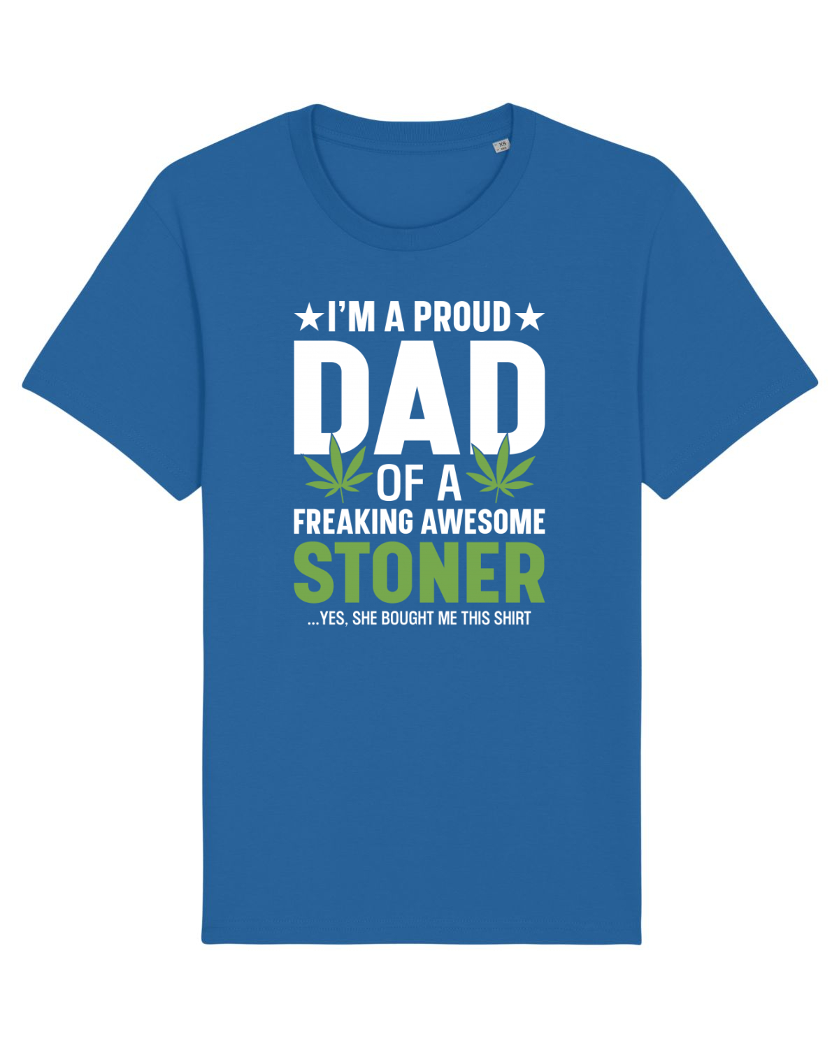 Tricou mânecă scurtă Unisex Rocker Royal Blue