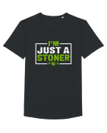 I'm just a stoner Tricou mânecă scurtă guler larg Bărbat Skater