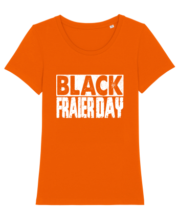 Black Fraier Day Bright Orange