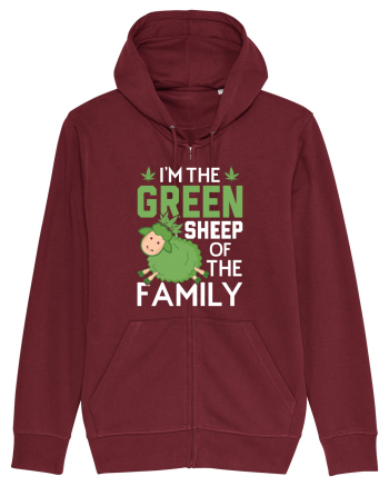 I'M THE GREEN SHEEP OF THE FAMILY Burgundy