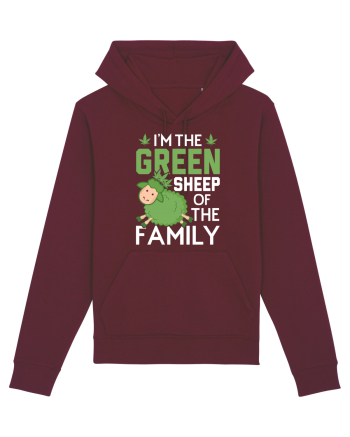I'M THE GREEN SHEEP OF THE FAMILY Burgundy