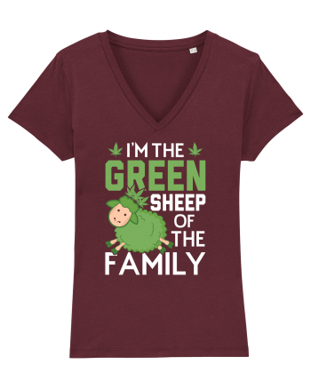 I'M THE GREEN SHEEP OF THE FAMILY Burgundy