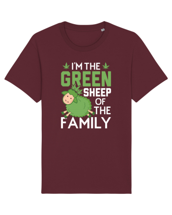 I'M THE GREEN SHEEP OF THE FAMILY Burgundy