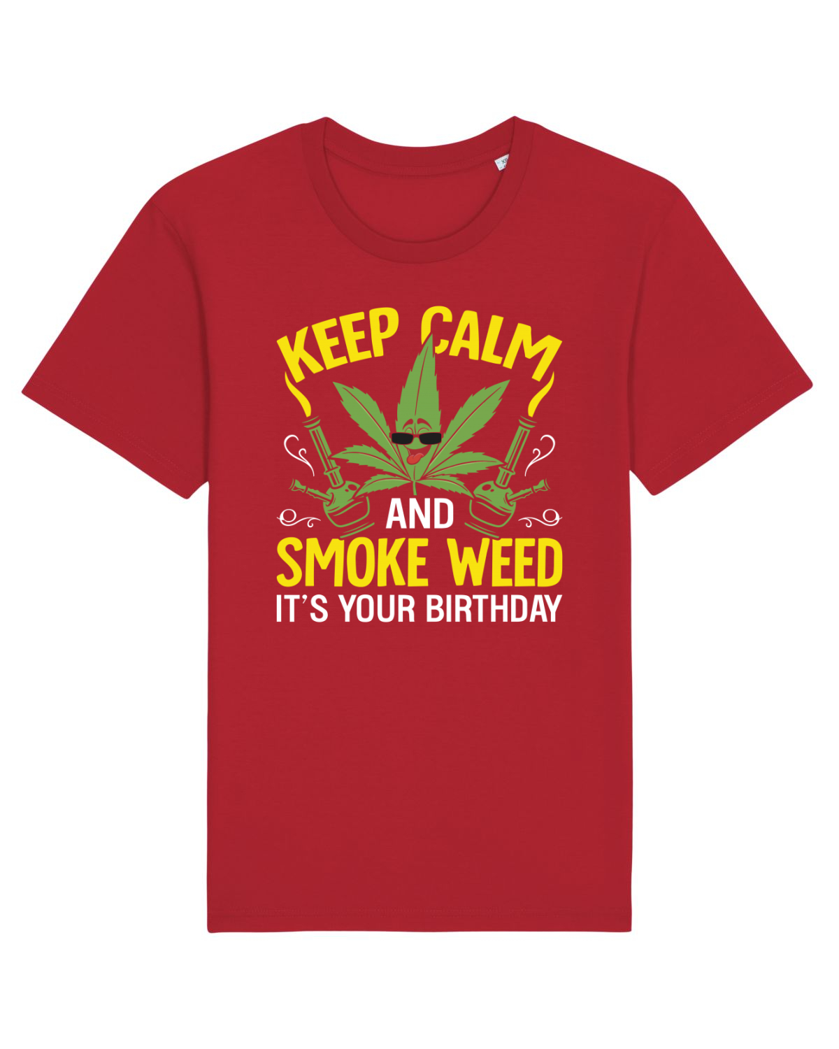 Tricou mânecă scurtă Unisex Rocker Red