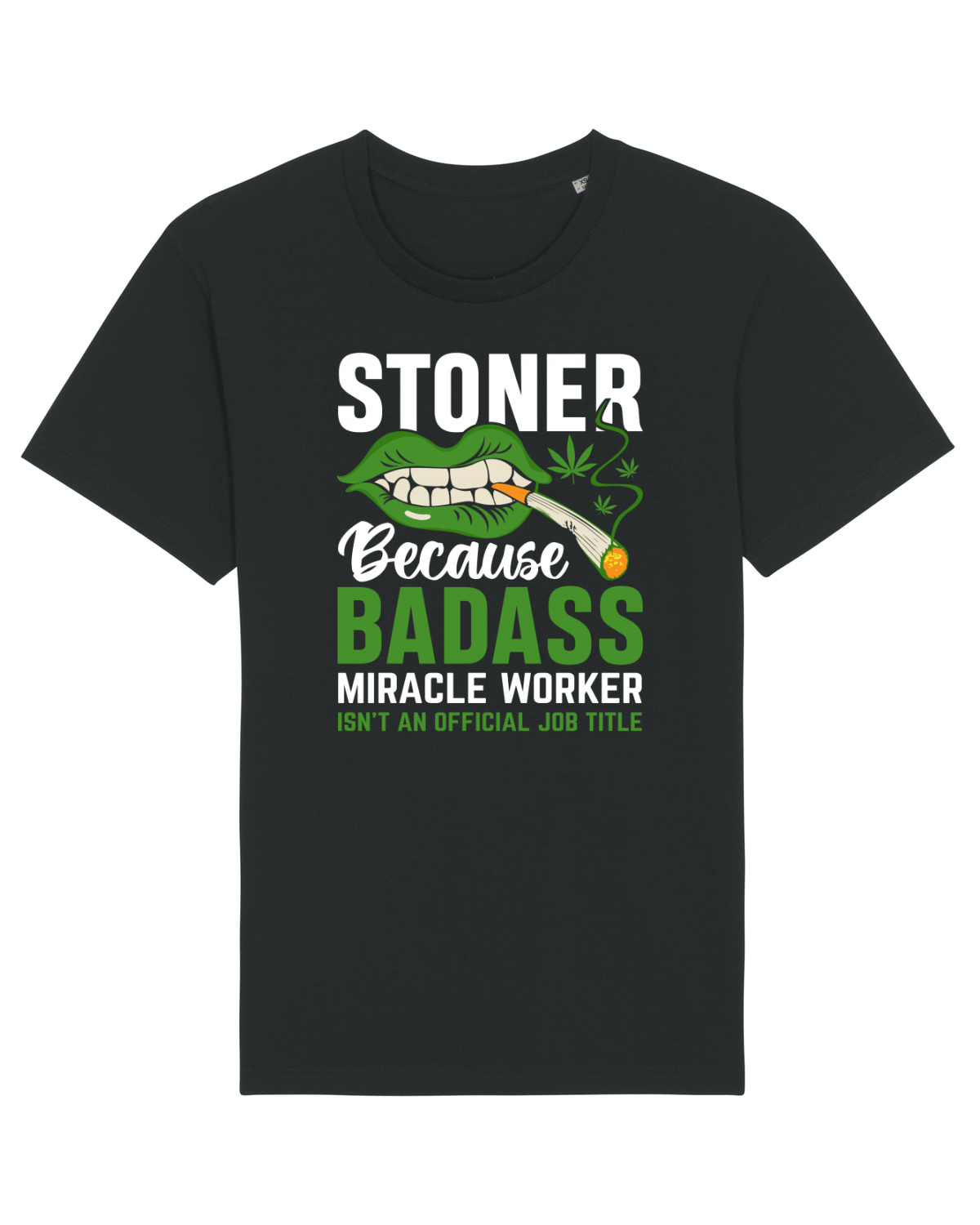 Tricou mânecă scurtă Unisex Rocker Black