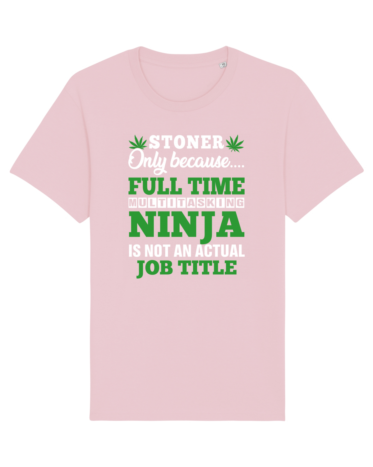 Tricou mânecă scurtă Unisex Rocker Cotton Pink