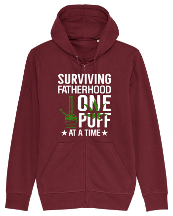 SURVIVING FATHERHOOD ONE PUFF AT A TIME Burgundy