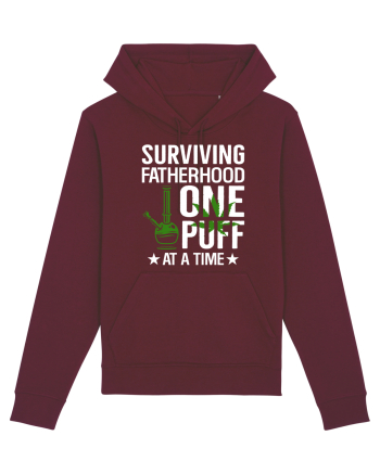 SURVIVING FATHERHOOD ONE PUFF AT A TIME Burgundy