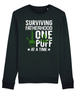 SURVIVING FATHERHOOD ONE PUFF AT A TIME Bluză mânecă lungă Unisex Rise