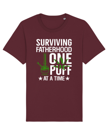 SURVIVING FATHERHOOD ONE PUFF AT A TIME Burgundy