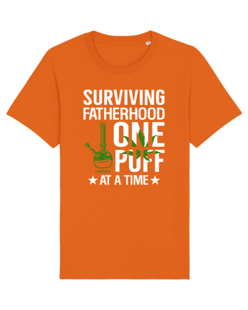 SURVIVING FATHERHOOD ONE PUFF AT A TIME Bright Orange