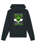 THAT'S WHAT I DO I SMOKE WEED I HATE PEOPLE AND I KNOW THINGS Hanorac Unisex Drummer