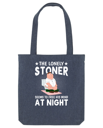 THE LONELY STONER SEEMS TO FREE HIS MIND AT NIGHT Midnight Blue