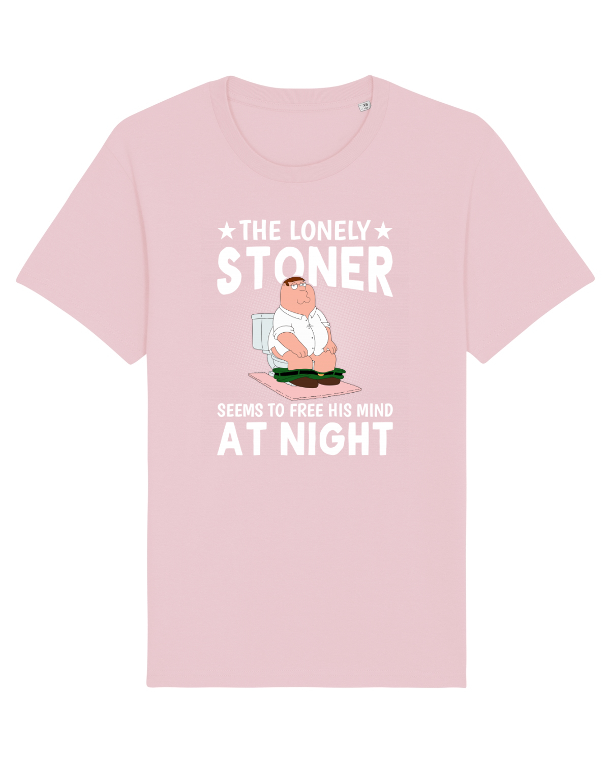 Tricou mânecă scurtă Unisex Rocker Cotton Pink