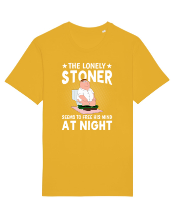 THE LONELY STONER SEEMS TO FREE HIS MIND AT NIGHT Spectra Yellow