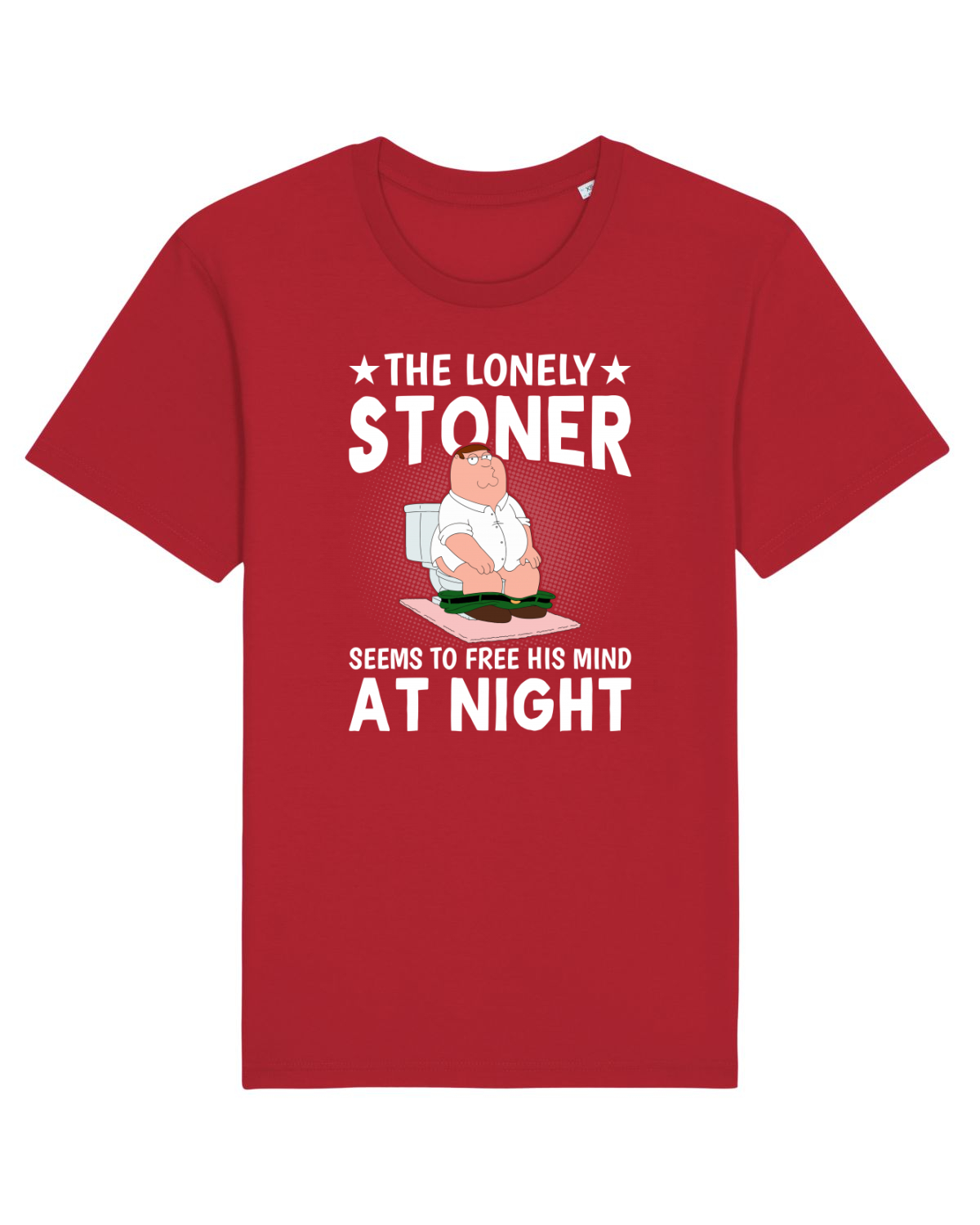 Tricou mânecă scurtă Unisex Rocker Red