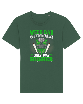 Weed dad like a regular dad only way higher Bottle Green