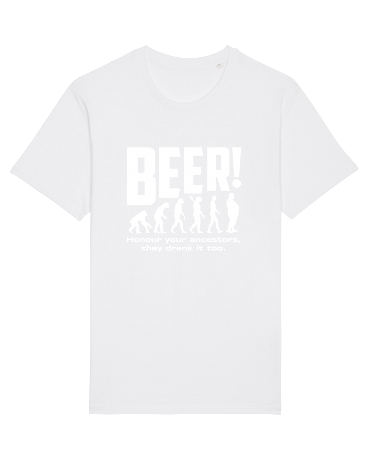 Tricou mânecă scurtă Unisex Rocker White