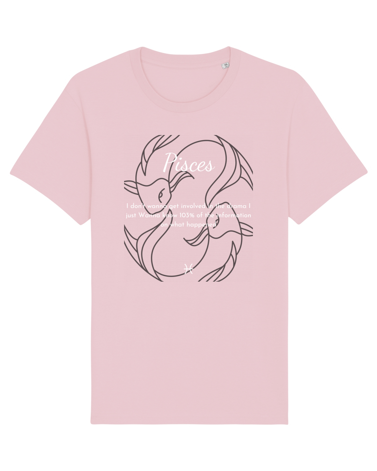 Tricou mânecă scurtă Unisex Rocker Cotton Pink