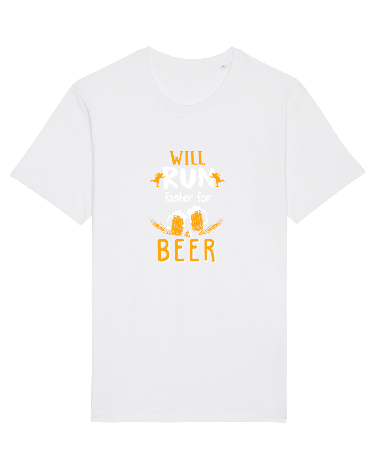 Tricou mânecă scurtă Unisex Rocker White