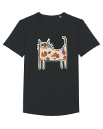 Cheetah Tricou mânecă scurtă guler larg Bărbat Skater