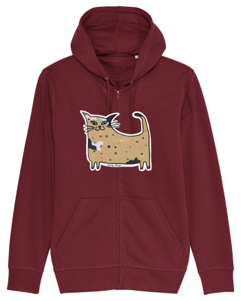 Calico Burgundy