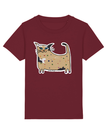 Calico Burgundy