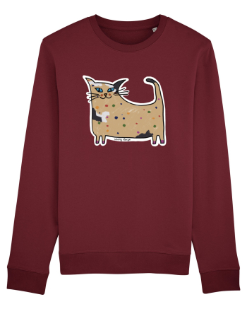 Calico Burgundy