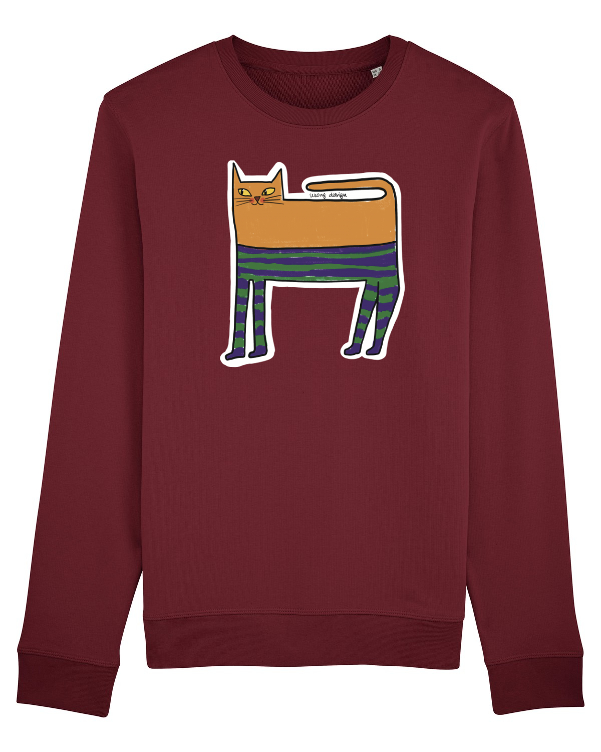 Bluză mânecă lungă Unisex Rise Burgundy