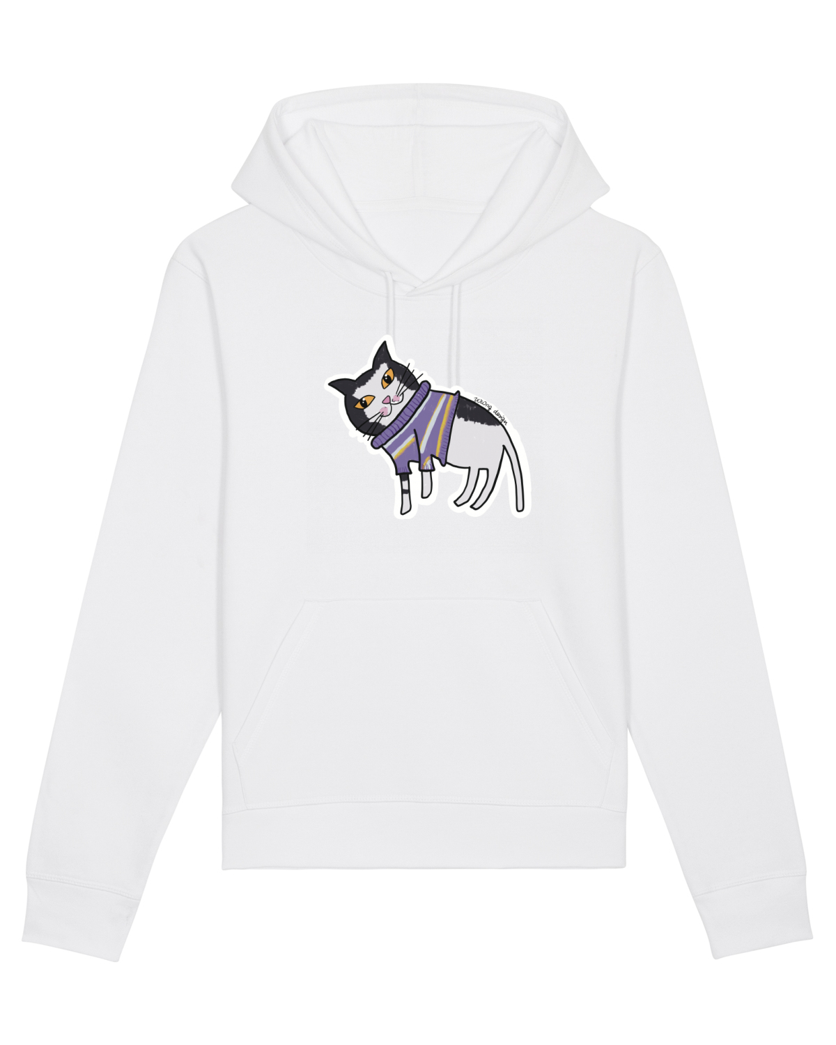 Hanorac Unisex Drummer White