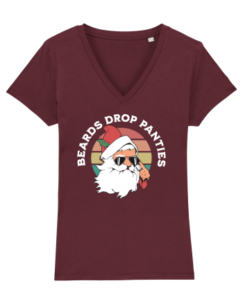 amuzant de Craciun - Beards drop panties Burgundy