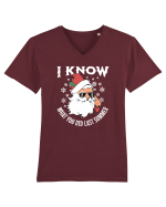 amuzant de Craciun - I know what you did last summer  Tricou mânecă scurtă guler V Bărbat Presenter