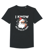amuzant de Craciun - I know what you did last summer  Tricou mânecă scurtă guler larg Bărbat Skater