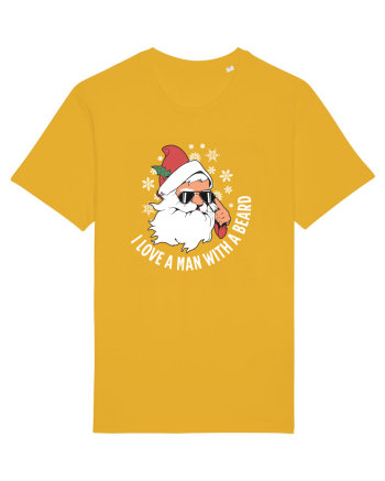 amuzant de Craciun - I love a man with a beard  Spectra Yellow