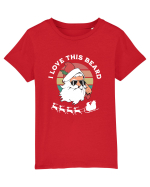 amuzant de Craciun - I love this beard  Tricou mânecă scurtă  Copii Mini Creator