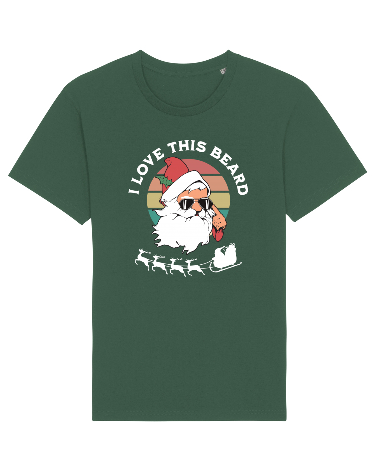 Tricou mânecă scurtă Unisex Rocker Bottle Green
