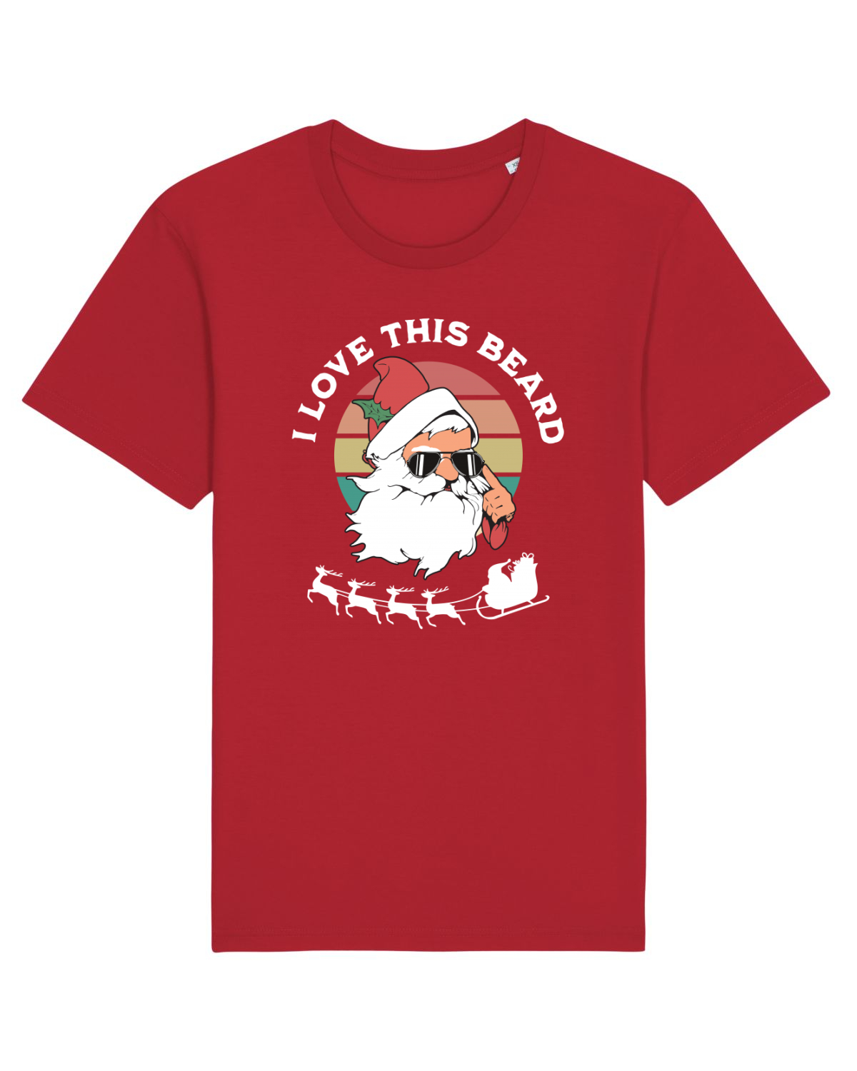 Tricou mânecă scurtă Unisex Rocker Red