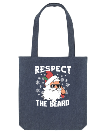amuzant de Craciun - Respect the beard  Midnight Blue
