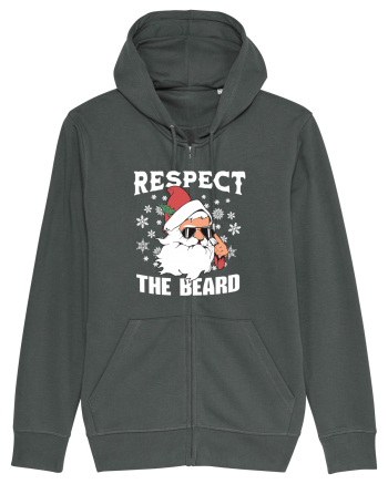 amuzant de Craciun - Respect the beard  Anthracite