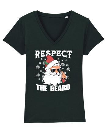 amuzant de Craciun - Respect the beard  Black