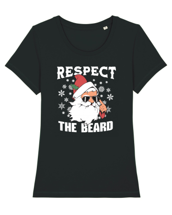 amuzant de Craciun - Respect the beard  Black