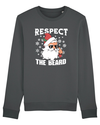 amuzant de Craciun - Respect the beard  Anthracite